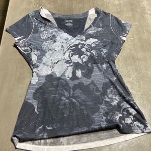 Floral Splash Express V-Neck